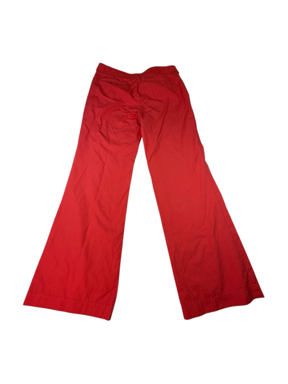 Lilly Pulitzer Red Wide Leg Sailor Pants Women’s Size 12 Nautical Button Detail - Picture 2 of 9